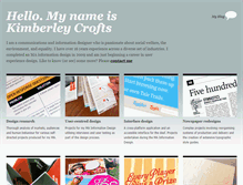 Tablet Screenshot of kimberleycrofts.com
